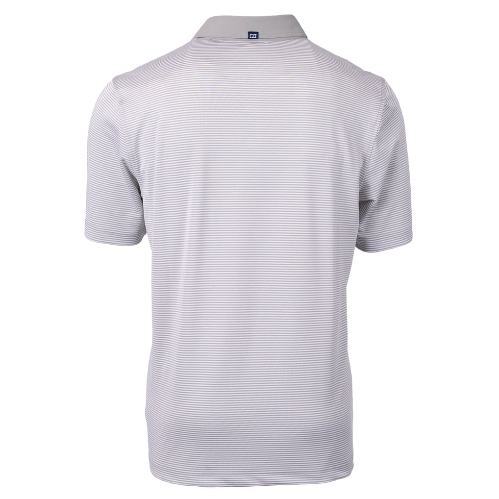  FC Cincinnati Cutter & Buck Virtue Eco Pique Micro Stripe Recycled Polo - Gray